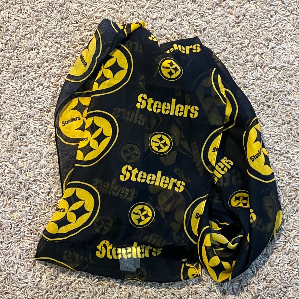 Pittsburgh Steelers Forever Collectibles Infinity Scarf Black Yellow NFL Fan‎